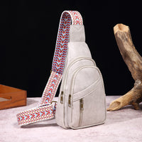Sac à dos-bandoulière Cuir Amber gris