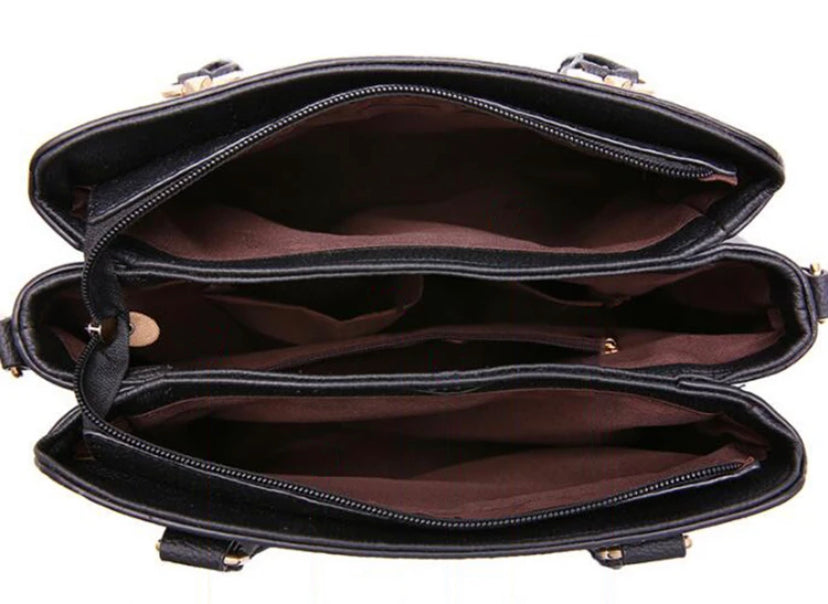 Sac à main Olivia Noir intérieur-monsacparis.com