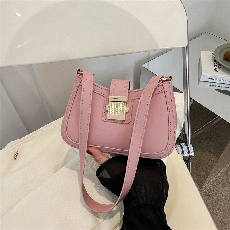 Petit sac épaule rose Morgan