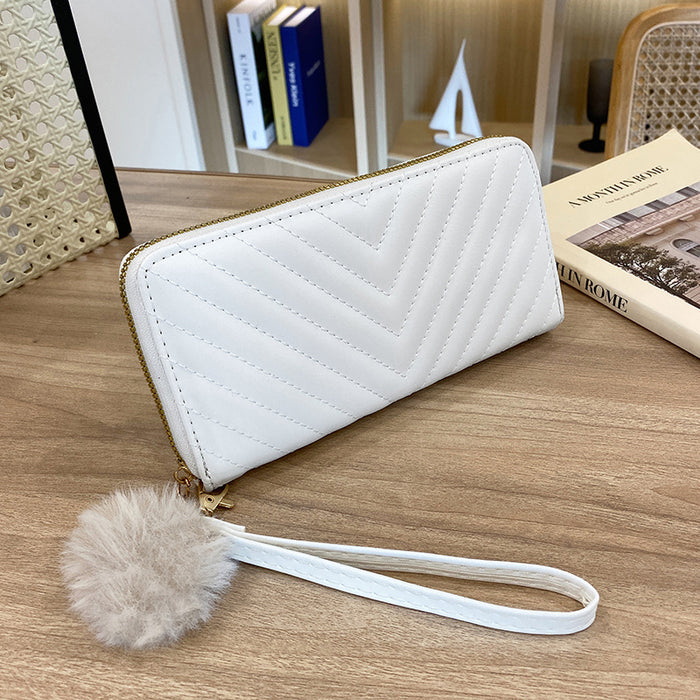 Pochette Cuir Rosa blanc-monsacparis.com