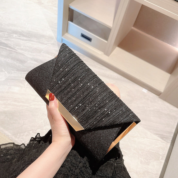 Pochette soirée Femme Stella noir