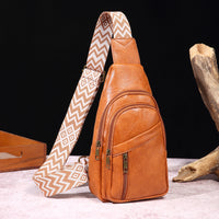 Sac à dos-bandoulière Cuir Amber Marron
