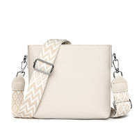 Sac bandoulière Femme Élisa beige clair