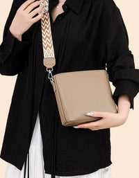 Sac bandoulière Femme Élisa marron clair