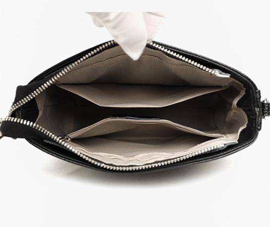 Sac bandoulière Femme Élisa noir