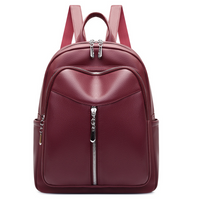 Sacs à dos cuir rouge