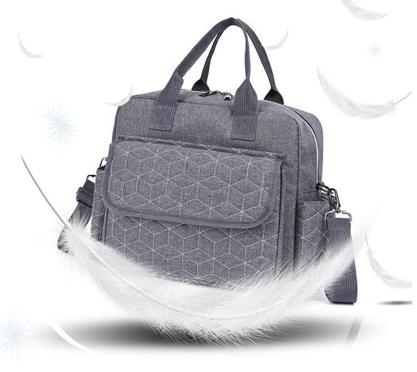 illustration sacoche de protection Grise ordinateur pour Femme