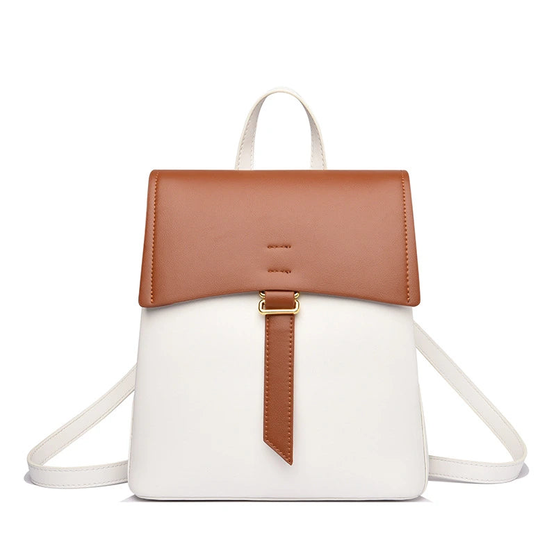 Sac à dos Cuir vachette Blanc-monsacparis.com