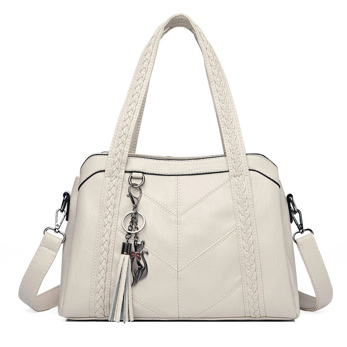 Sac à main Cuir blanc-monsacparis.com