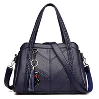 Sac à main Cuir bleu-monsacparis.com