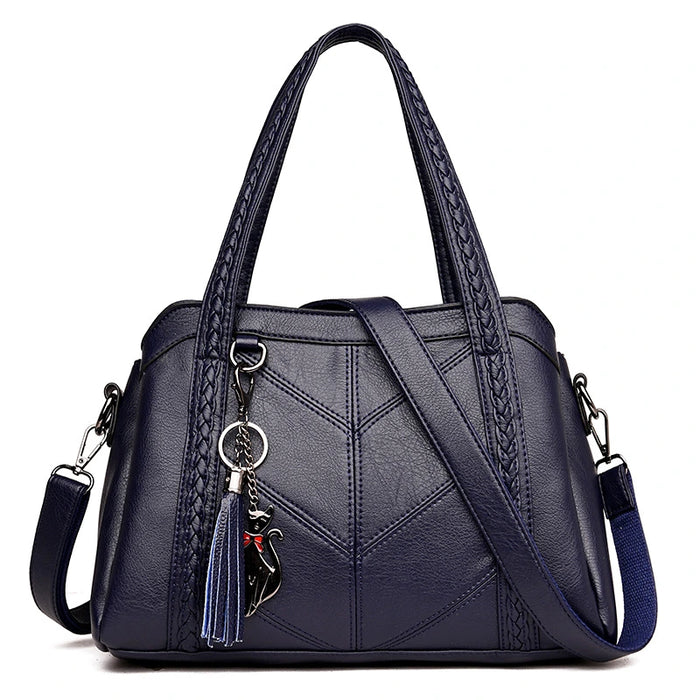Sac à main Cuir bleu-monsacparis.com