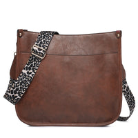 sac bandoulière Aelis marron clair