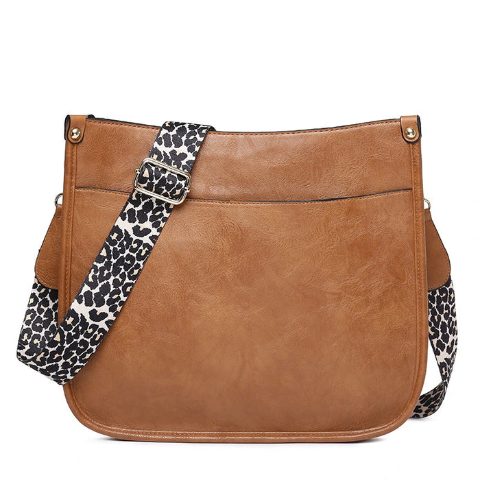 sac bandoulière camel Aelis