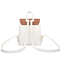 Sac à dos Cuir vachette Blanc-monsacparis.com