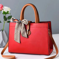 Sac à main Femme Florencia rouge avec foulard