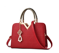 Sac à main Cuir Laura-rouge-monsacparis.Com