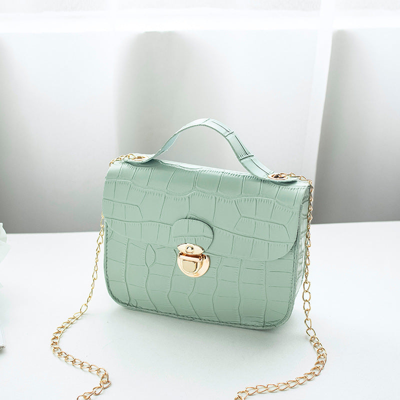 Petit sac bandoulière vert Femme