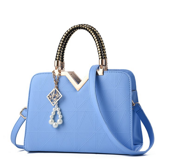 Sac à main Cuir Laura-bleu clair-monsacparis.Com