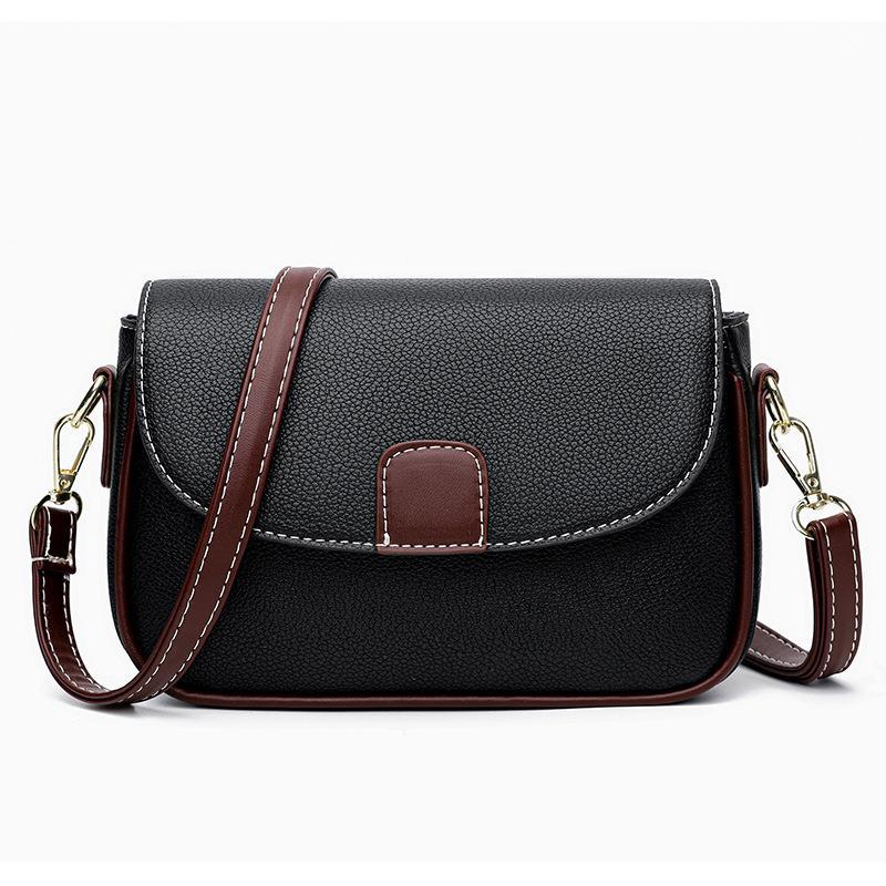 Sac à main Cuir Elena noir-monsacparis.com