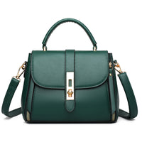 Sac à main cuir Sofia vert-monsacparis.com