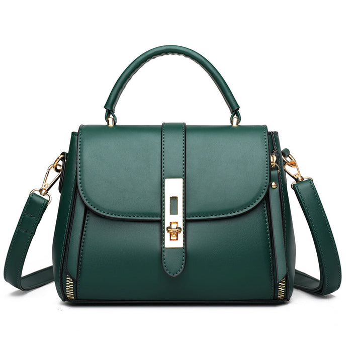 Sac à main cuir Sofia vert-monsacparis.com