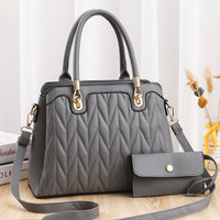 Sac à main Cuir Femme-Joy gris-monsacparis.com