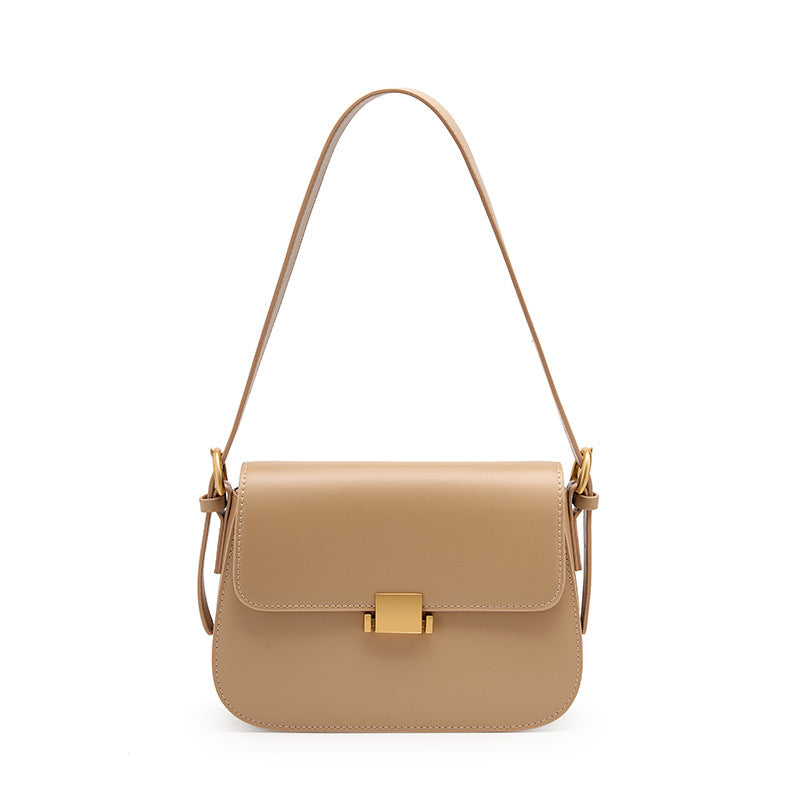 Sac à main Cuir Luna beige-monsacparis.Com