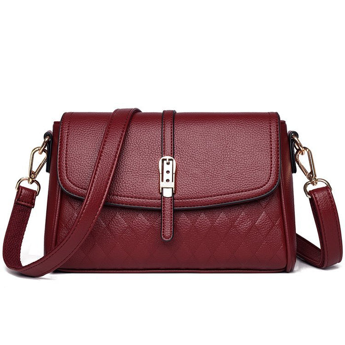 Sac à main Cuir Isaya rouge-monsacparis.com