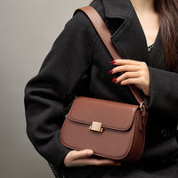 Sac à main Cuir marron Luna-monsacparis.Com