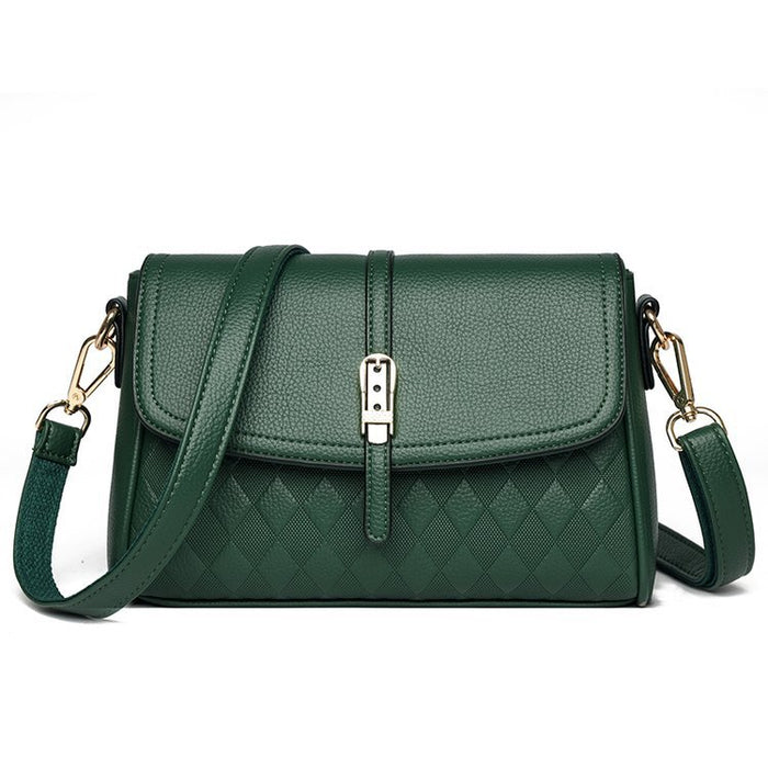 Sac à main Cuir Isaya vert-monsacparis.com