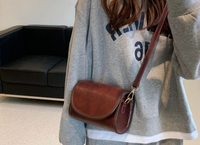 Petit sac à main marron Femme Énora