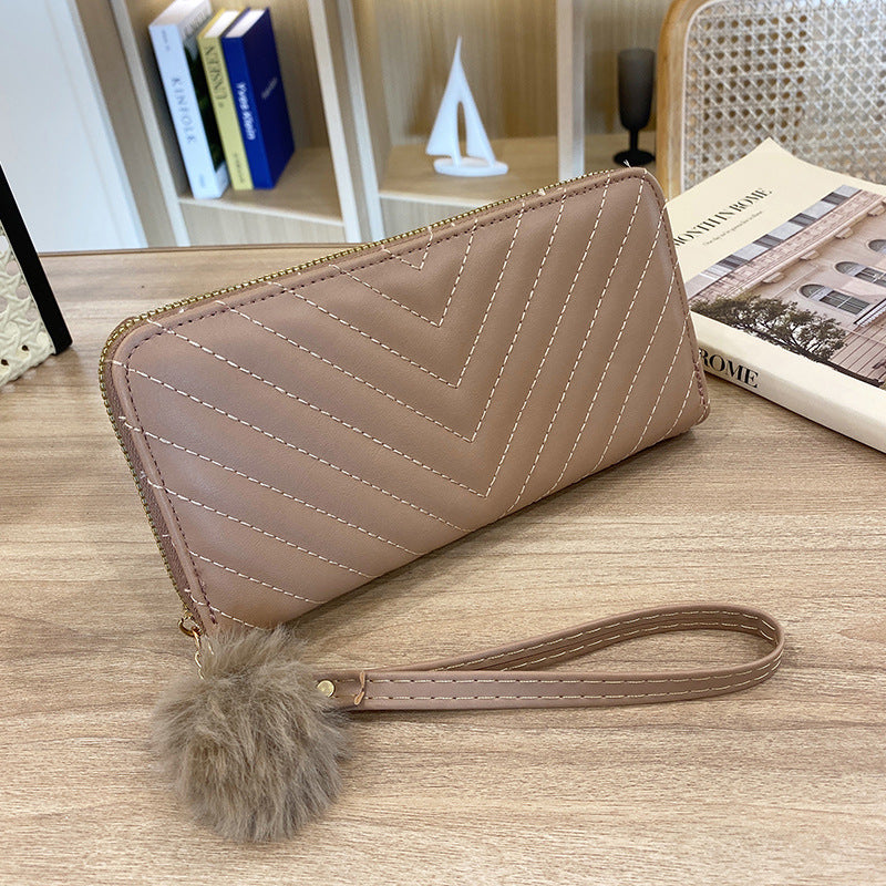 Pochette Cuir Rosa beige -monsacparis.com