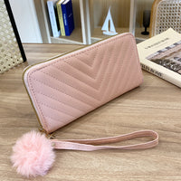 Pochette Cuir Rosa rose-monsacparis.com