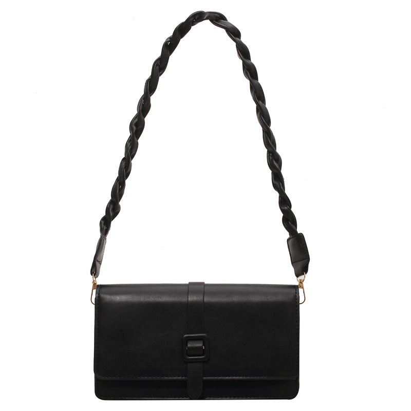 Pochette cuir Eve noir monsacparis.com