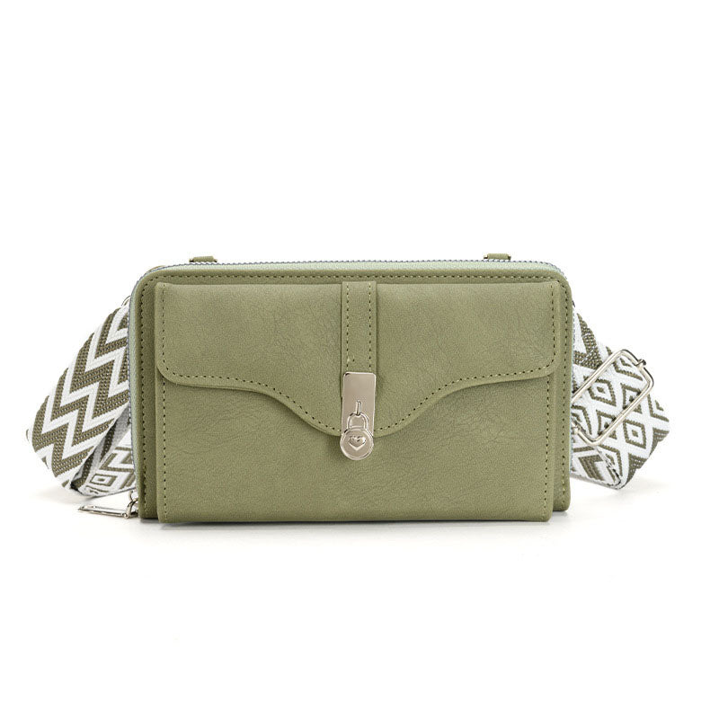 Pochette Cuir Irma-Vert-monsacparis