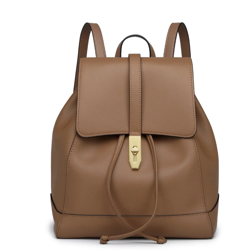 sac à dos Cuir camel Femme-monsacparis