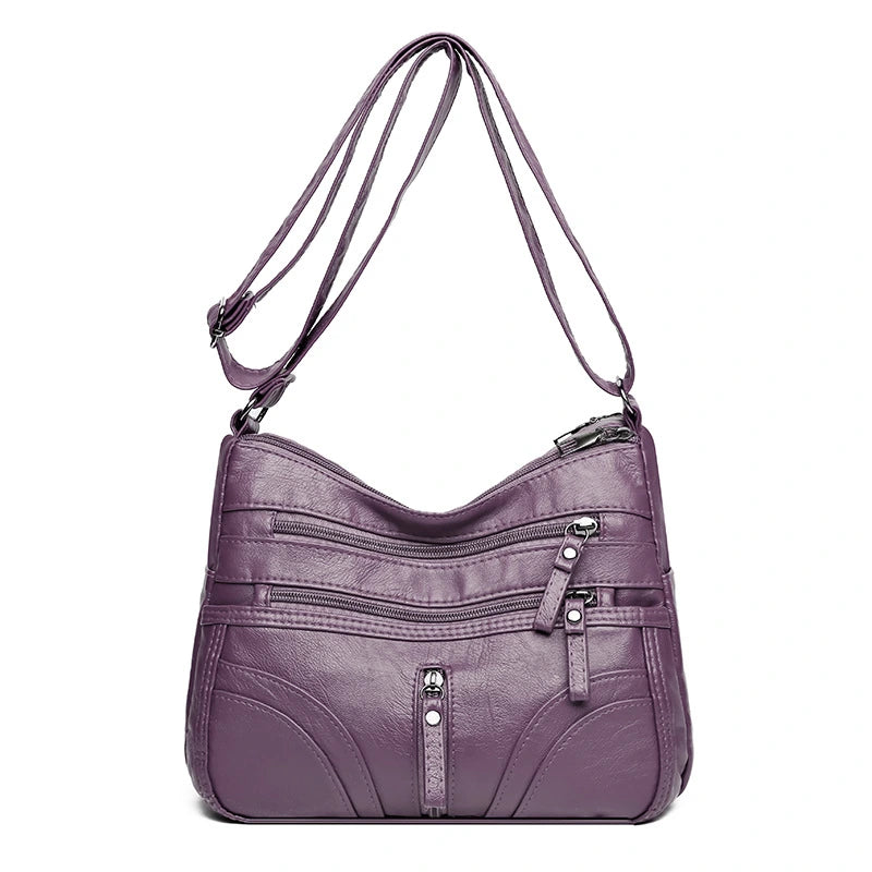 Sac à main Cuir Femme-Violet