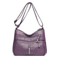 Sac à main Cuir Femme-Violet