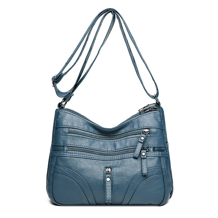 Sac à main Cuir Femme bleu