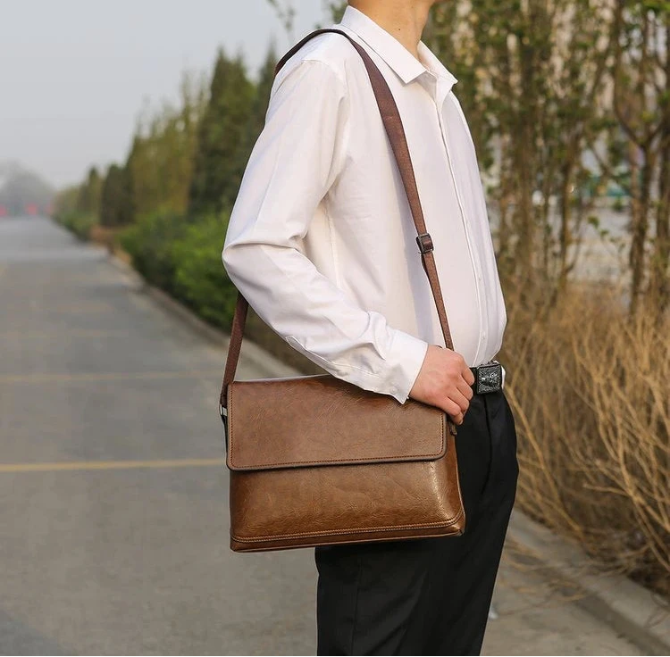 Sac besace Cuir à Rabat Brian – Sac Bandoulière Cuir Tendance | MonsacParis