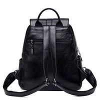 Sac à dos Cuir Jade noir-monsacparis.com