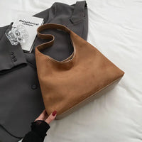 Sac épaule Nubuck Aura-Bronze