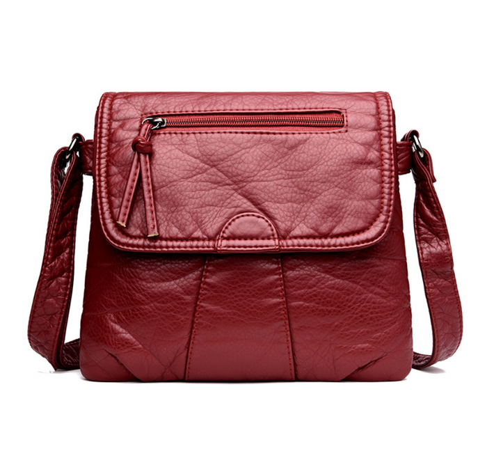 Sac à main femme Cuir Oslo-rouge-monsacparis.com