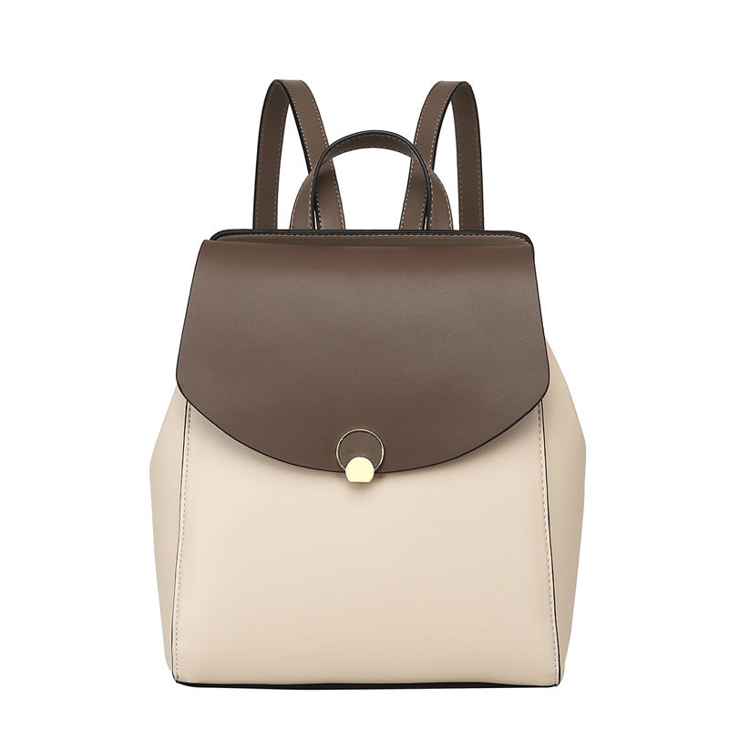 Sac à dos Cuir Beige Clair Énora