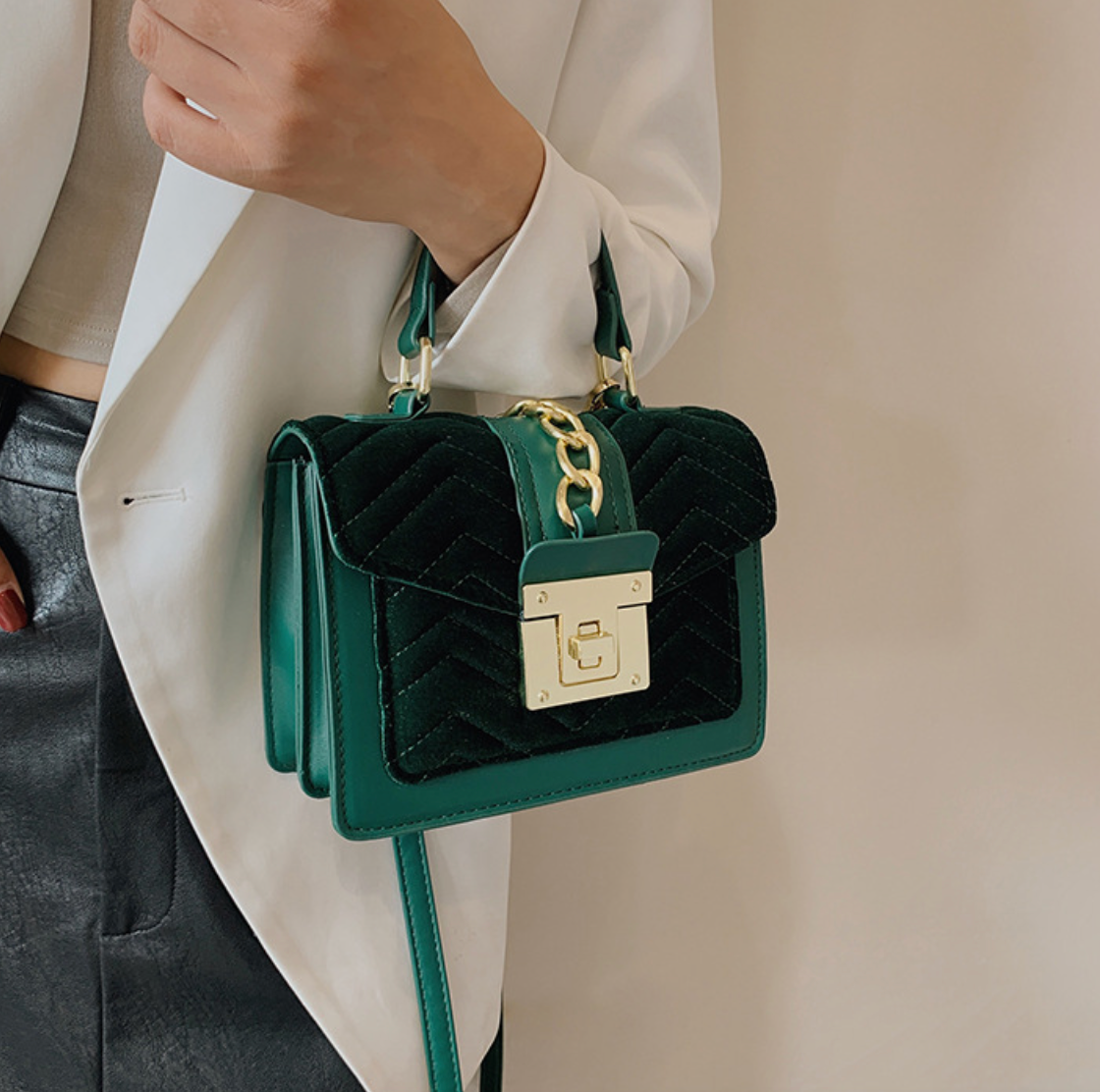 Sac à main Femme Alisha vert-monsacparis.com