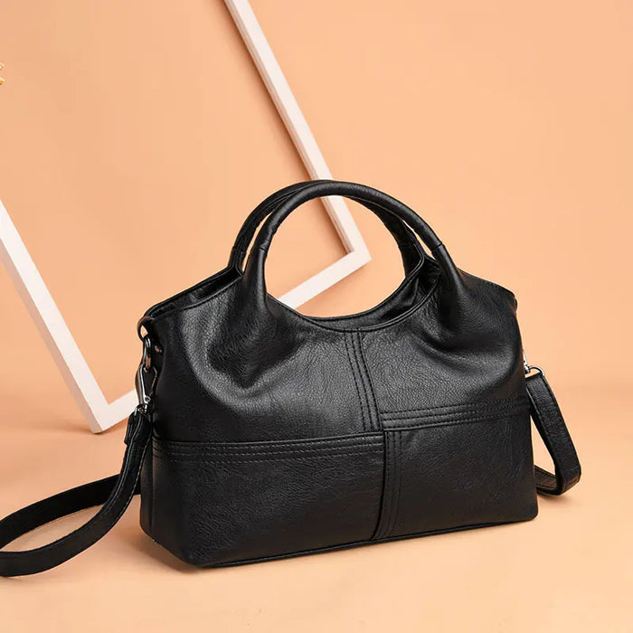 Sac à main cuir Noir Coraline-monsacparis.com