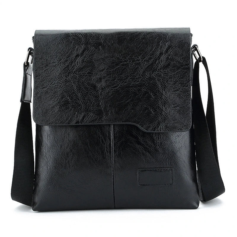 Sacoche Cuir noir Homme Brian-monsacparis.com