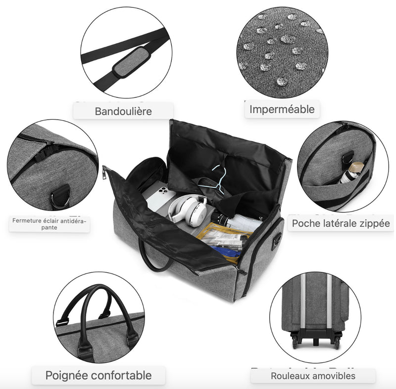 Sac de voyage à roulettes Bogota - monsacparis.com