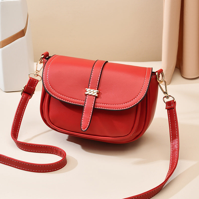 Petit sac bandoulière rouge Femme Nora monsacparis.com