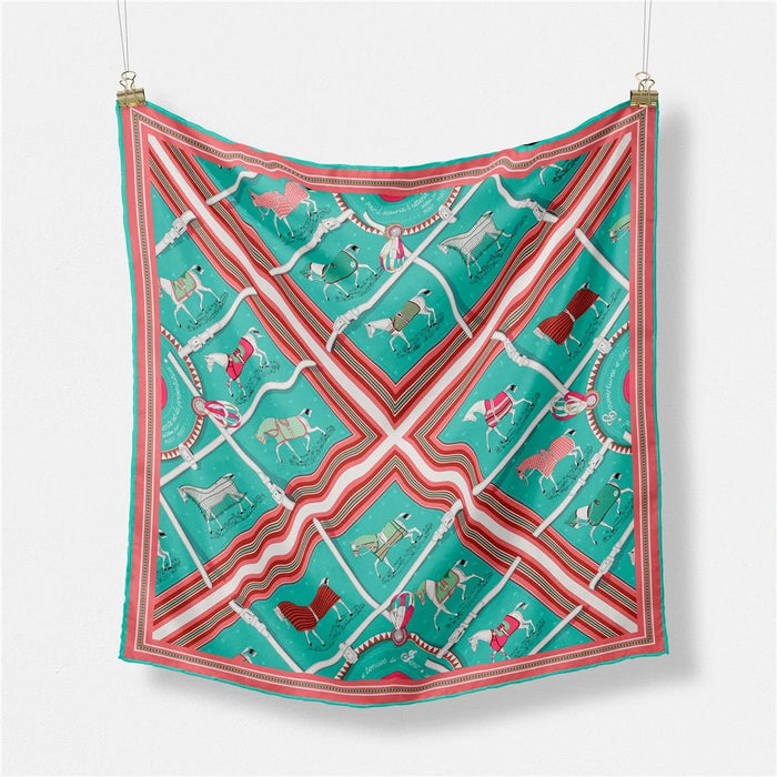 Carré de soie Athéna 53 X 53cm - monsacparis.com